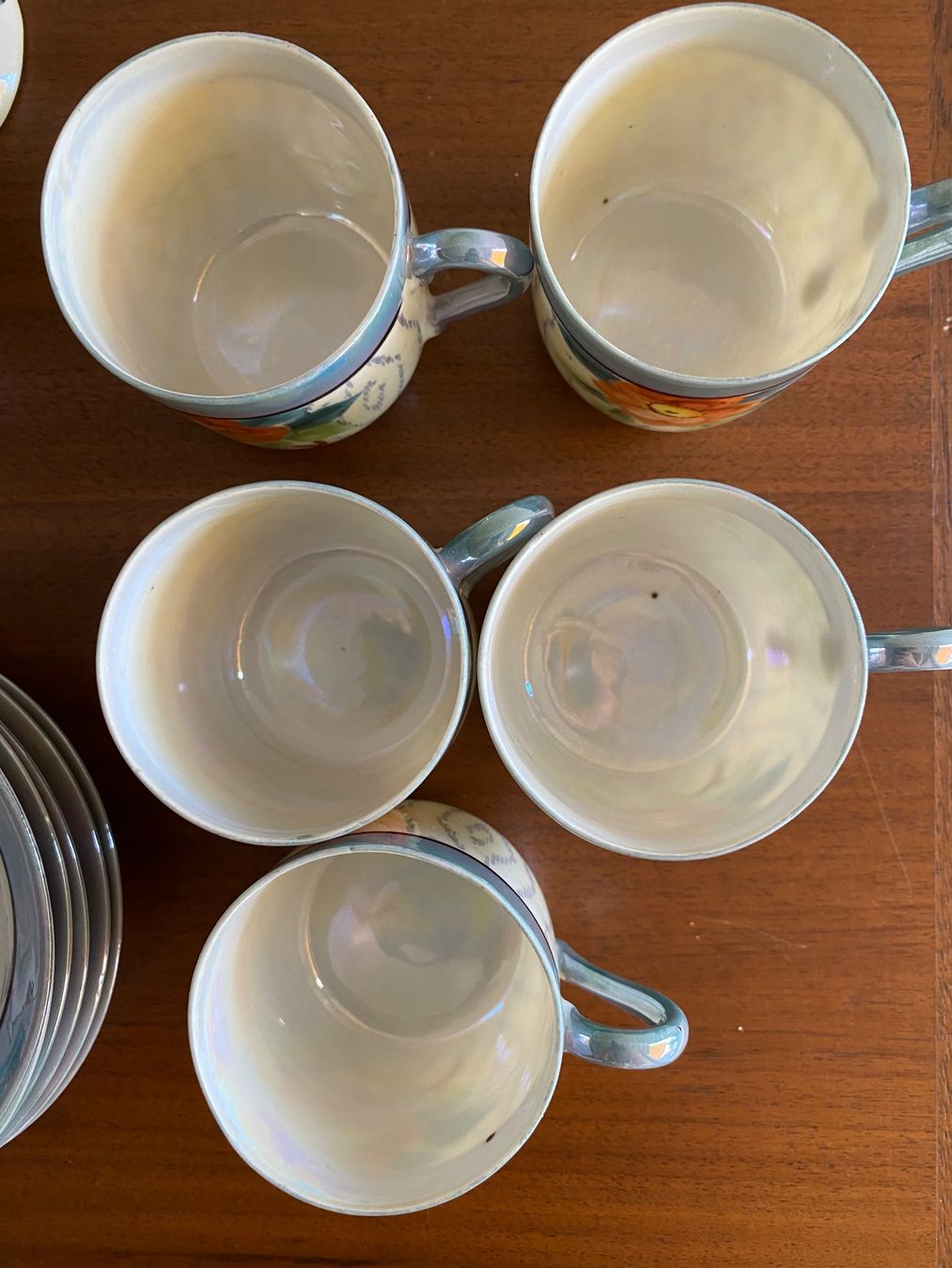 Set di piatti: Chikaramachi Tee- oder Kaffeeservice mit  floralem Muster – Usato da Burgdorf venduto da gre_2ftz 3