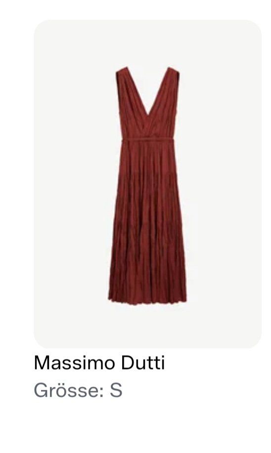 Massimo Dutti Robes: Sommerkleid Massimo Dutti bordeaux – Neuf (Voir description) à Alpnach Dorf par kar_7try 2
