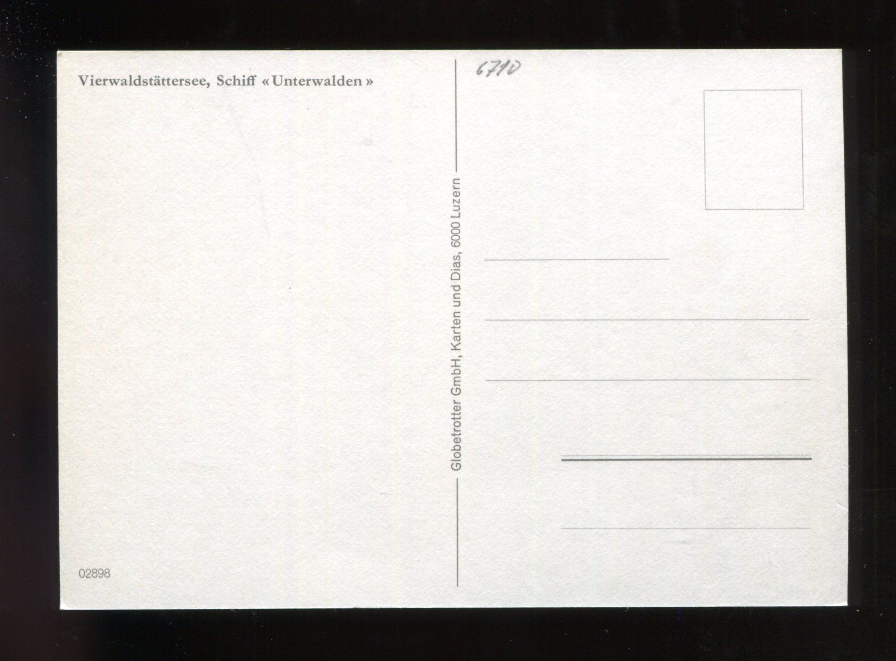 Cartoline postali: Vierwaldstättersee, Schiff  "Unterwalden" – Usato da Aarau venduto da Elmaar41 1