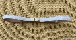 Gürtel Leder Weiss
