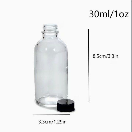 Sonstiges Geschirr & Gläser: **Leere Glasflaschen mit schw. Schraubverschluss ** – Neu und originalverpackt aus Luzern von rivendo.shop 7