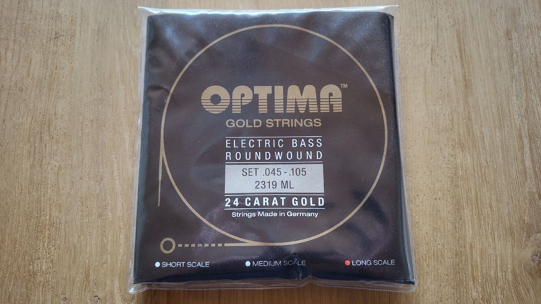 Optima Gold Bass Saiten 24k - 045/105 Long Scale - 2319 ML (Neu und ...