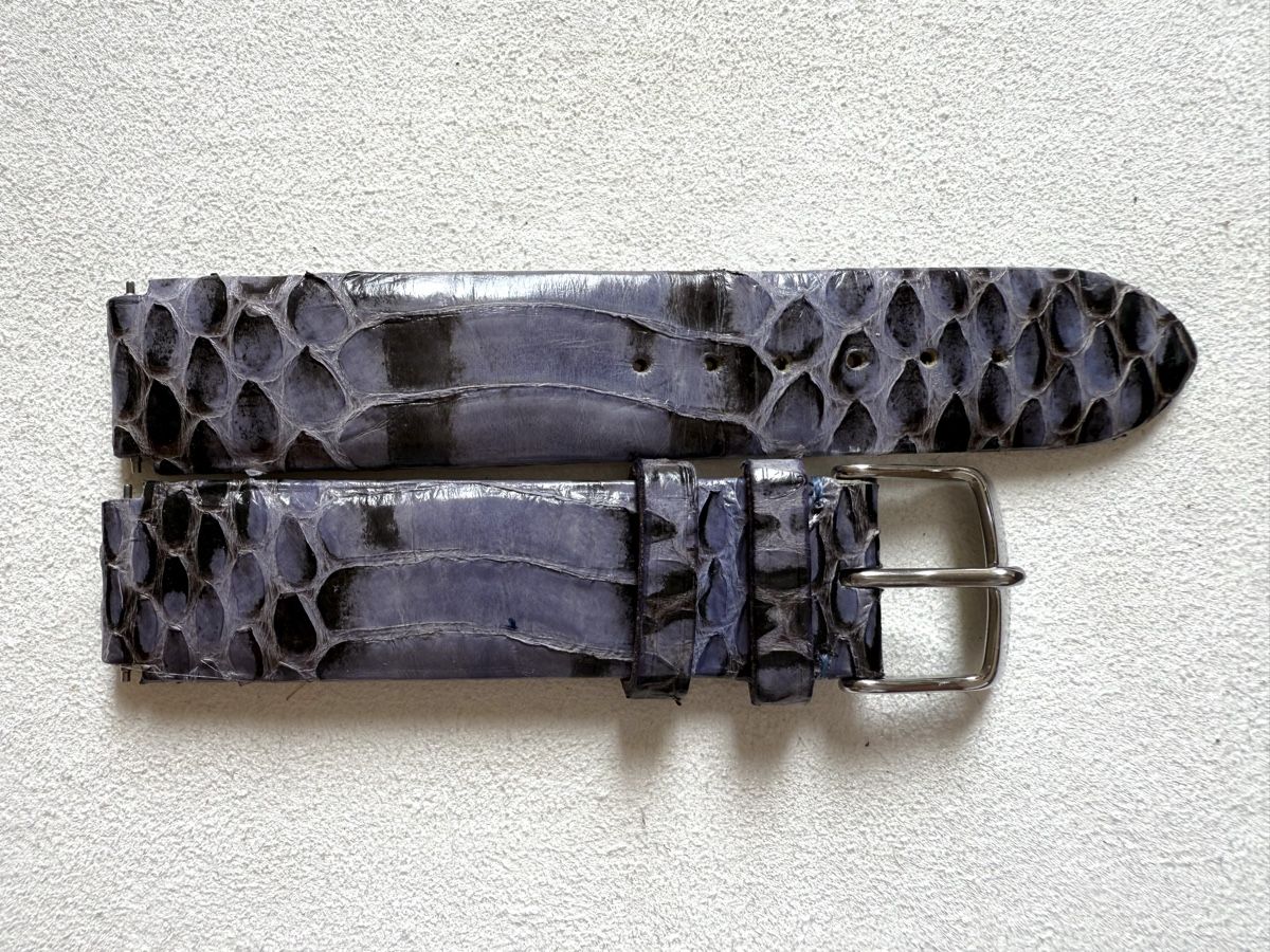 Bracciali & Braccialetti: Philip Stein Uhrenarmband, Schlangenleder – Usato da Uerikon venduto da Irina108