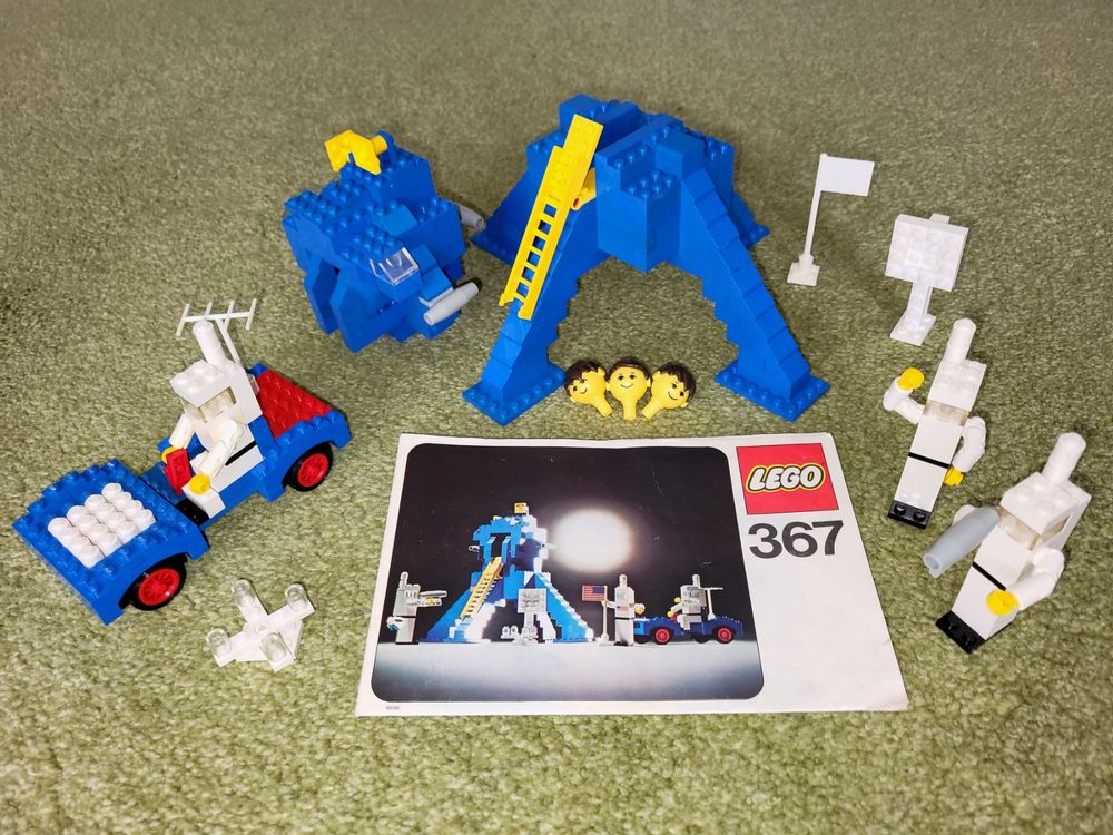 LEGO Legoland Mondlandung #367 - 363-Teile von 1975 Selten. (Gebraucht ...