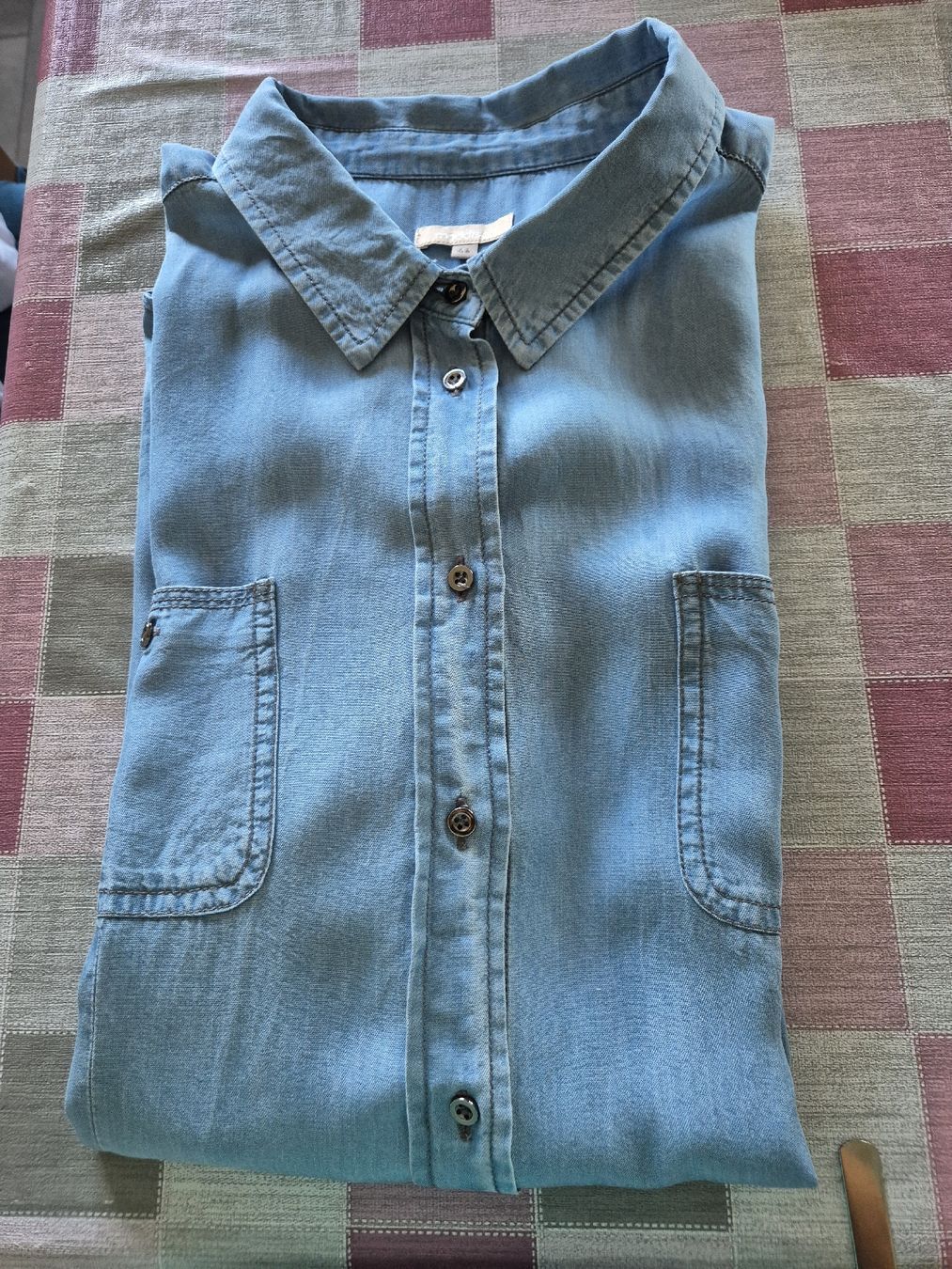 Blusen: camicia jeans – Gebraucht aus Verscio von man_8pvn