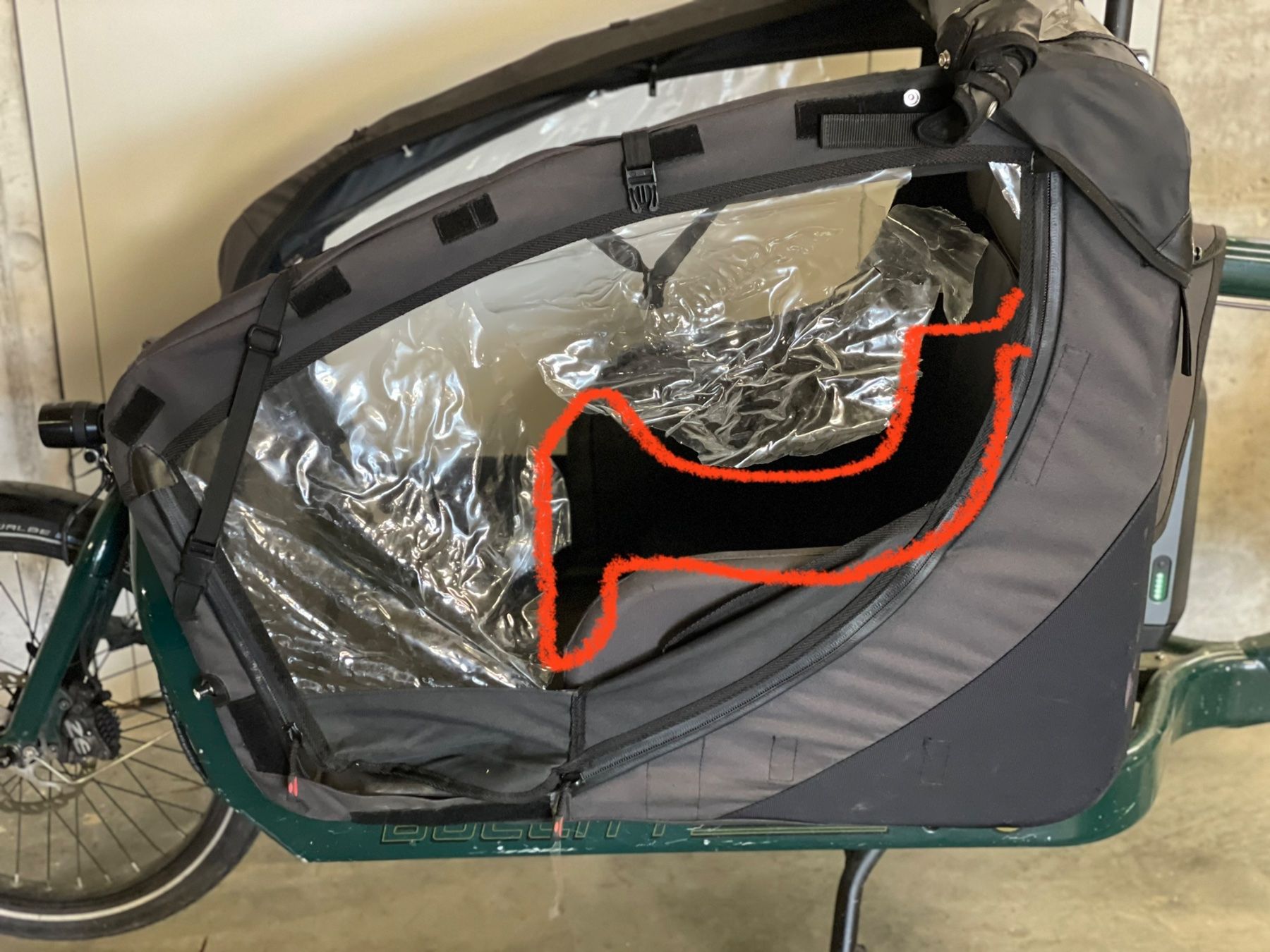 Pezzi di ricambio: Kinder Canopy für Bullitt Cargobike – Usato da Winterthur venduto da abo17 2
