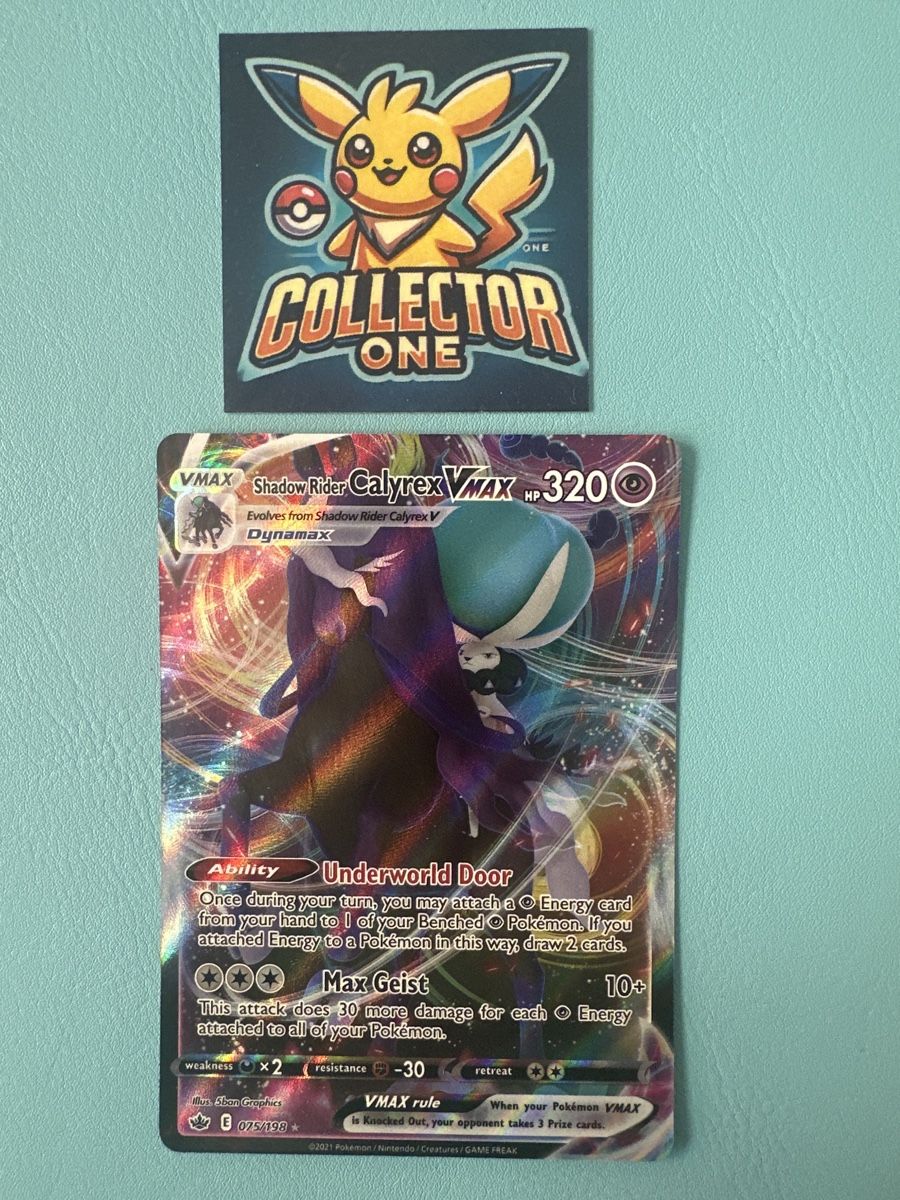 Pokémon Carte collezionabili: Pokemon Shadow Rider Calyrex VMAX 2021 EN – Nuovo (secondo la descrizione) da Lommiswil venduto da CollectorOne