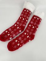 Kuschelige Wintersocken Weihnachten rutschfest Gr. 39-42