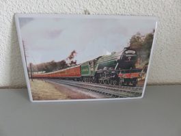 Dekorative Blechtafel - Englische Dampflokomotive, Top!
