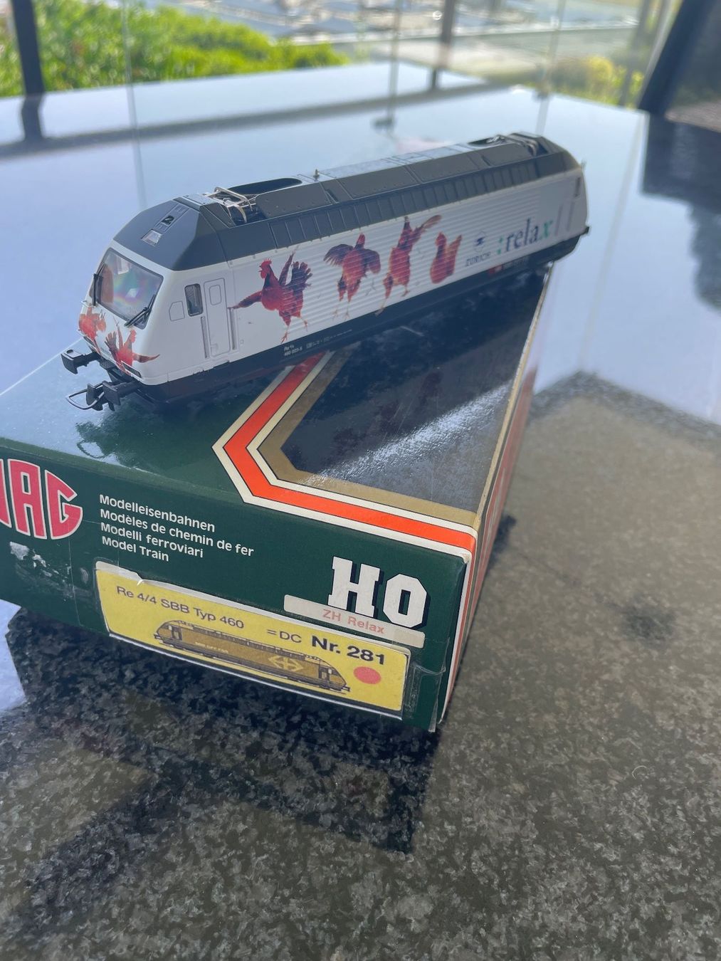 Hag Modellini di ferrovie: HAG Re 4/4 Typ 460  DC ZH Relax – Usato da Horgen venduto da otto490 2