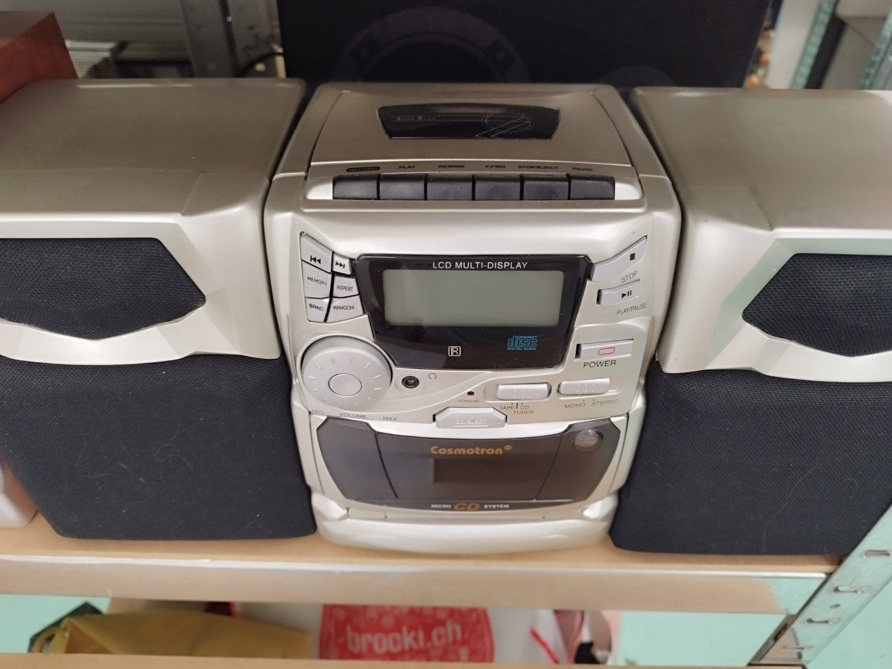 Lettore multimediale & Streamer: Cosmotron® CD, Tape, Tuner Micro System – Usato da Uster venduto da NEVERLASTTRADING 1