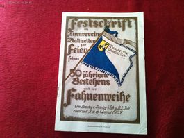 Festschrift Turnverein Wallisellen 1937, Rarität(KT. ZÜRICH)
