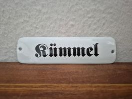 Emailschild Kümmel Küche Gewürze Kräuter Deko Emaille Schild
