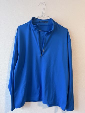 Spyder Herren Zip-Pulli, Blau, Grösse L