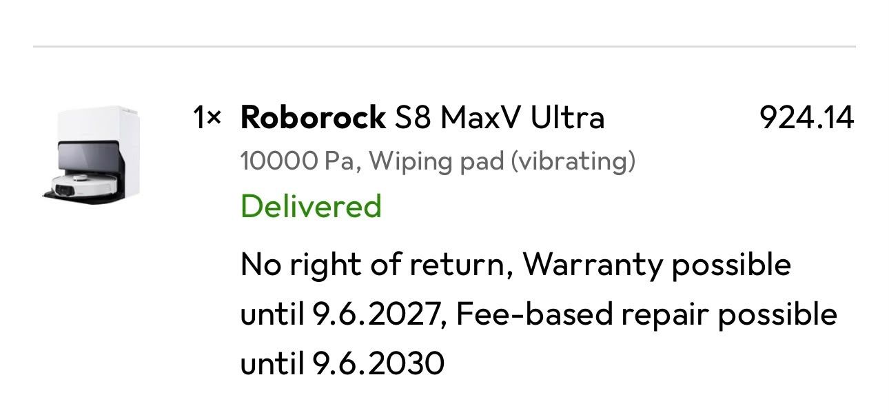 Roborock Aspirapolveri & Accessori: Roborock S8 MaxV Ultra Robot Vacuum + New Accessories Kit – Usato da Cointrin venduto da oli_bh8w 3