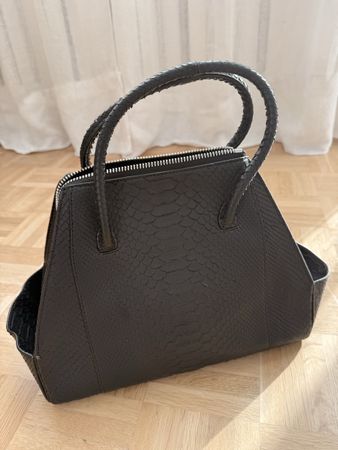 La Perla City Ada Python-Leder Handtasche