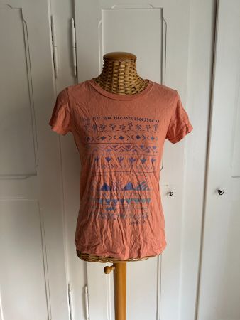 COACHELLA - T-Shirt orange mit Print S