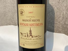 Château de Maison Neuve M. Coudroy - 2007 Wein 0.75l Flasche