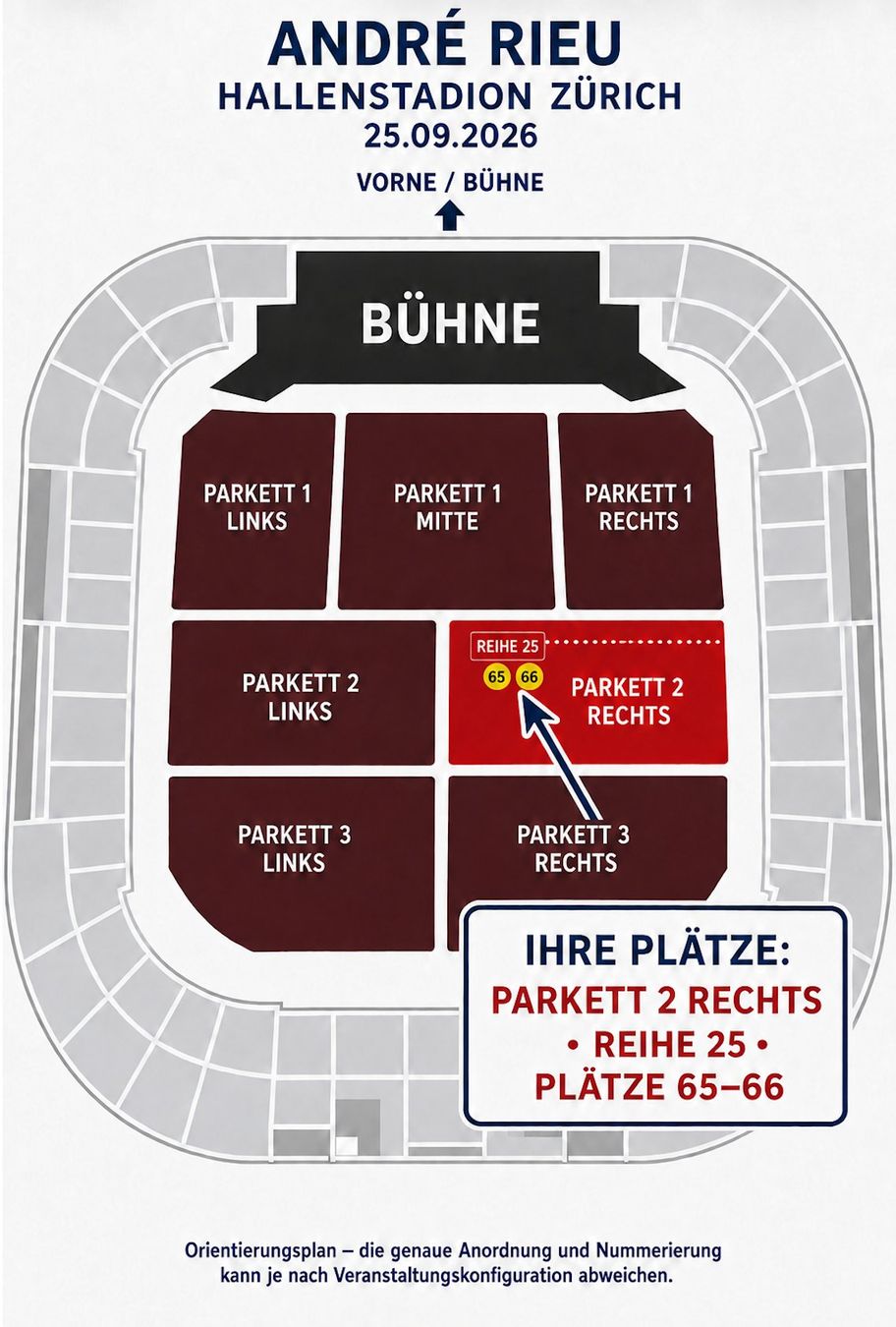 Tickets: 2x Ticket André Rieu – Gebraucht aus Grabs von Milmo-MW 2
