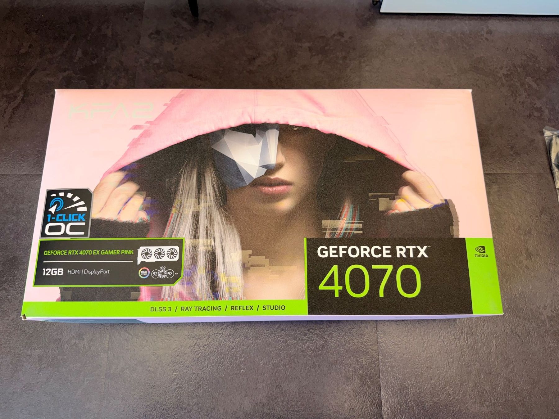 Nvidia Grafikkarten: KFA2 RTX 4070 EX Gamer Pink – Gebraucht aus Basel von LESAB1977 2