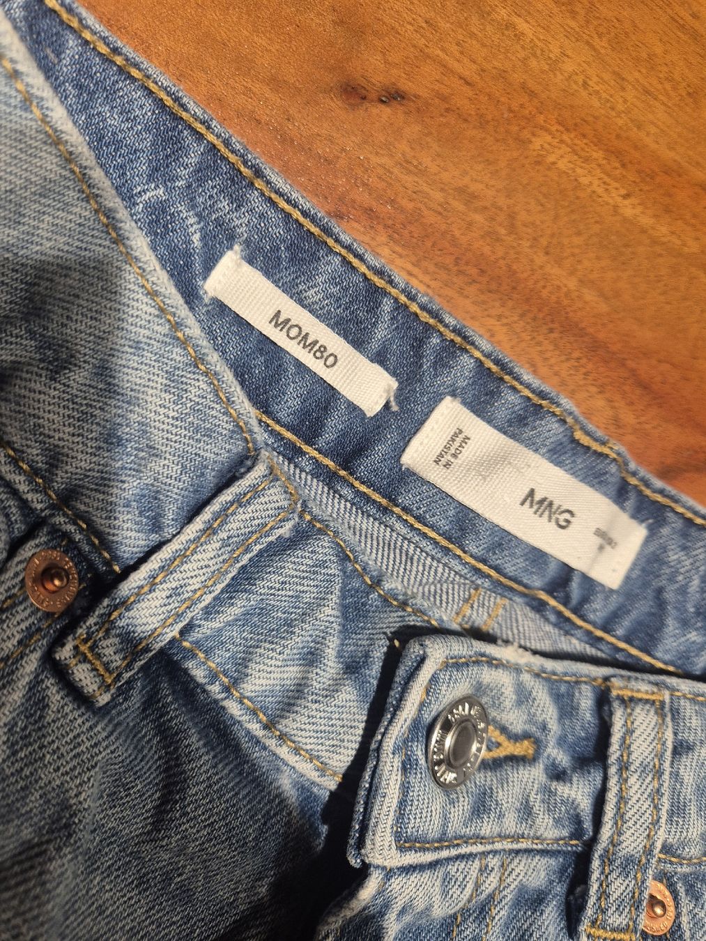 Mango Pantaloni: Mango Jeans Shorts, hellblau, Grösse 34 – Nuovo (secondo la descrizione) da Kollbrunn venduto da mela_nie 2