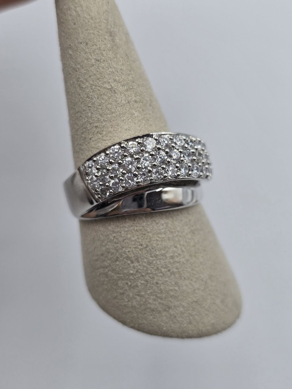 Ringe: Ring Silber 925 Zirkonia Gr. 58 – Neu und originalverpackt aus Zug von gold.schmuck 3