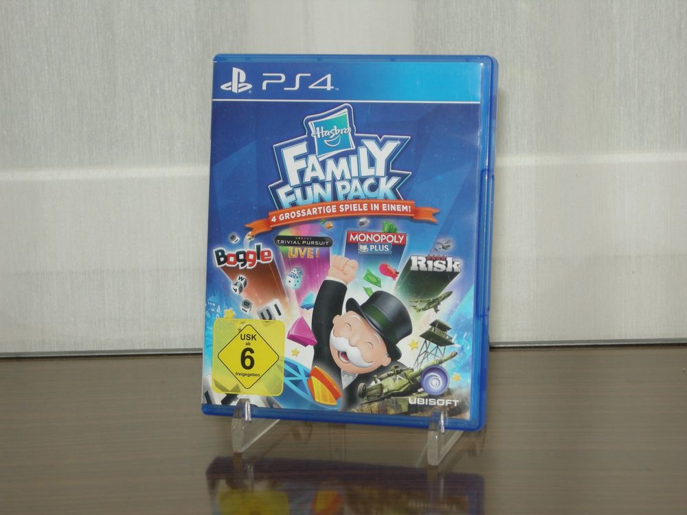 Hasbro Family Fun Pack Für PS4 – Monopoly, Boggle, Trivial Pursuit & Risk Auf Deutsch