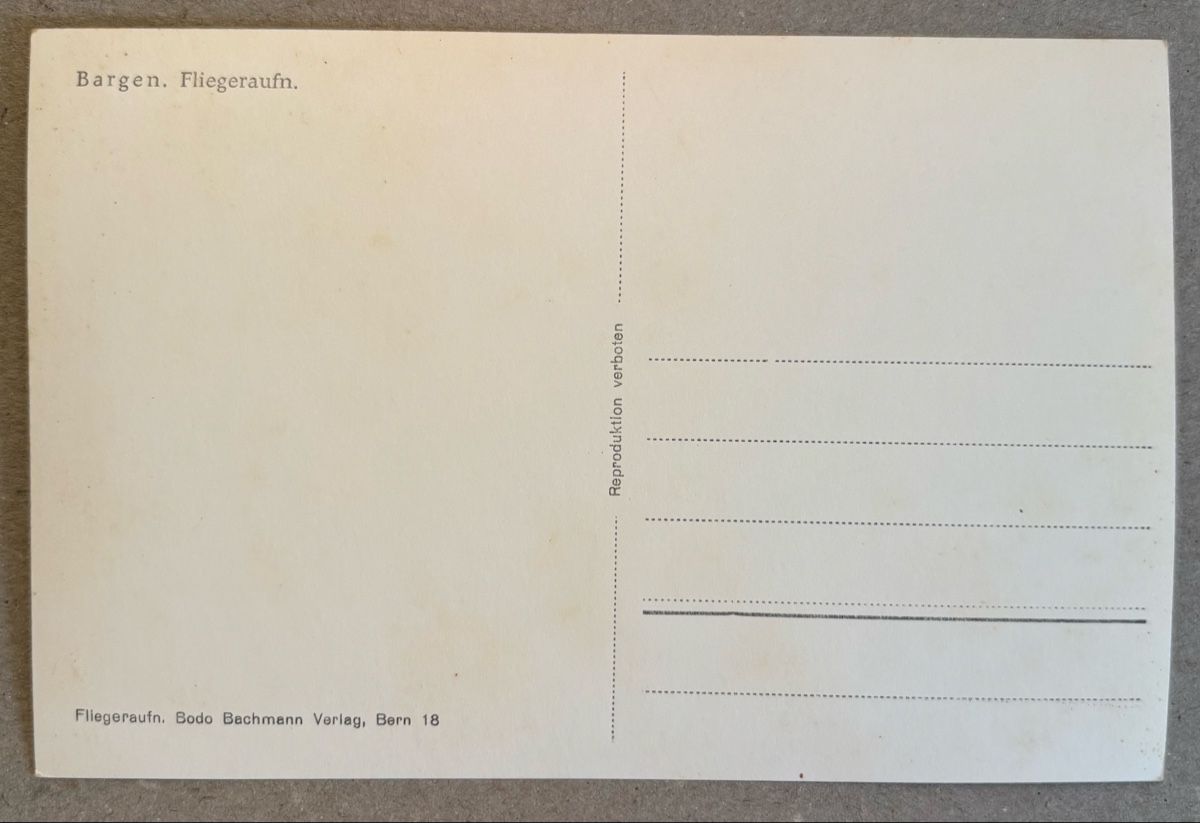 Cartoline postali: Flugaufnahme Bargen – Usato da Luzern venduto da Balbel 1
