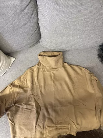 Rollkragenpullover Cotton Candy beige Grösse S neuwertig