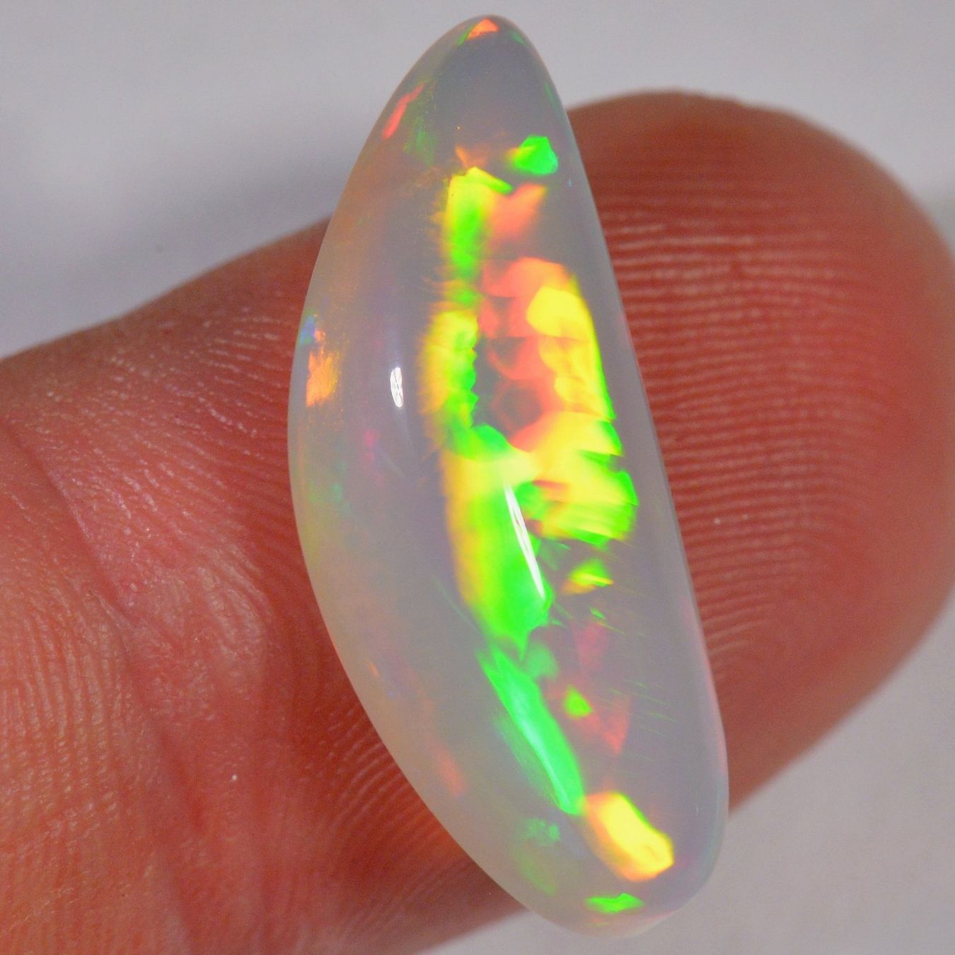 Pietre preziose: 6.1 Karat - Sehr heller Welo Opal - Neon Farben – Nuovo (secondo la descrizione) da Rüti ZH venduto da DeinOpal 4
