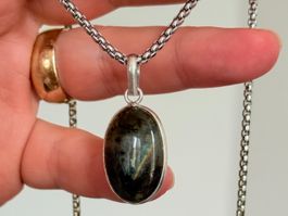 Labradorite Gemstone Handmade Jewelry necklace
