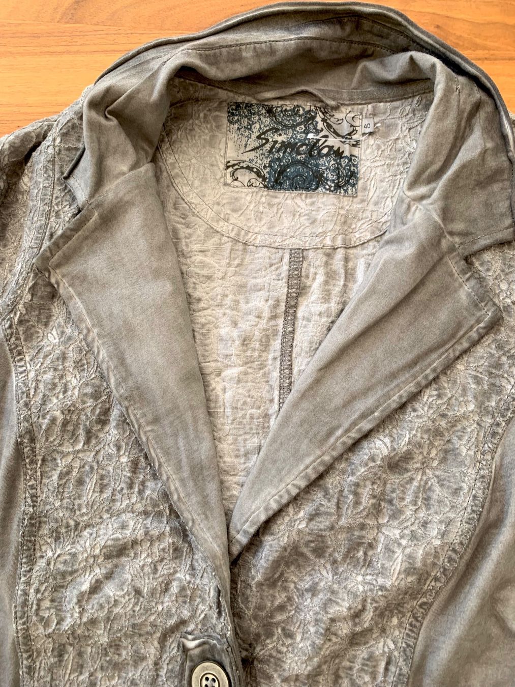 Giacche: SIMCLAN Luxus Blazer Jacke grau Gr. 40 – Usato da Meiringen venduto da snahhanssnah 2