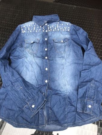 Mädchen Jeans Bluse L