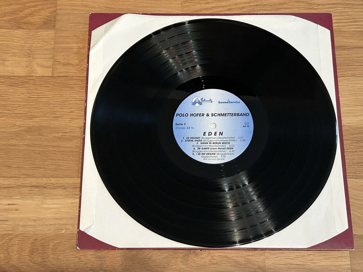 Schallplatten: Polo Hofer. 1990. Eden – Gebraucht aus Faulensee von Mizuno06 4