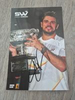 Autogrammkarte Stanislas/Stan Wawrinka Originalunterschrift