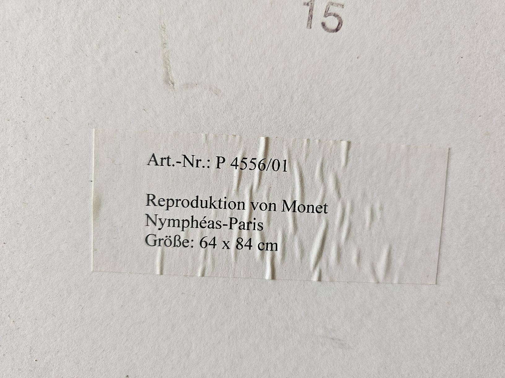 Foto & Immagini: Grosses Bild Teich Claude Monet Replica – Usato da Schneisingen venduto da backstore24 3