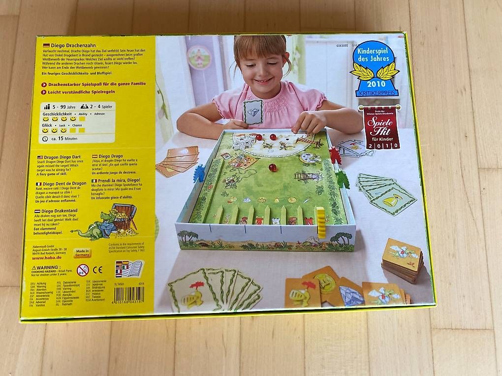 Haba Giochi: Diego Drachenzahn Spiele, HABA – Usato da Wagen venduto da 20Ricola18 1