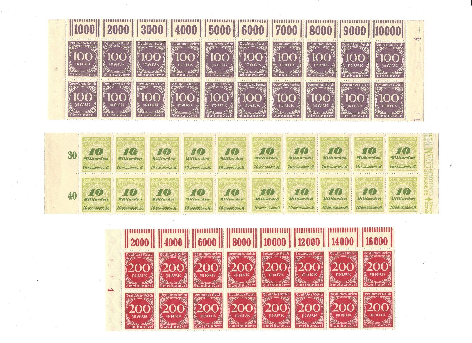 Tutti i francobolli: blocs de timbres Deutsches Reich – Usato da Uvrier venduto da matdivers