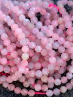 Strang echte facettierte Morganite Kugeln 3 mm