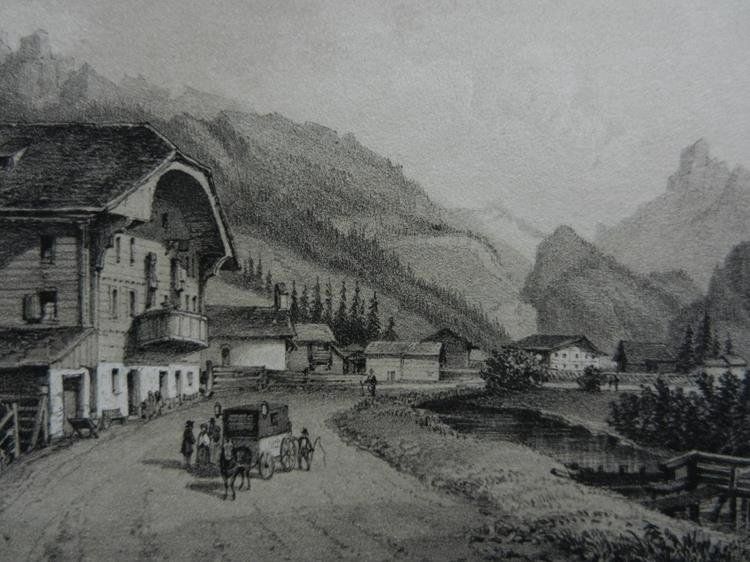 Incisioni: Kandersteg Gemmi von Ritz – Usato da Risch venduto da Rischli15 1