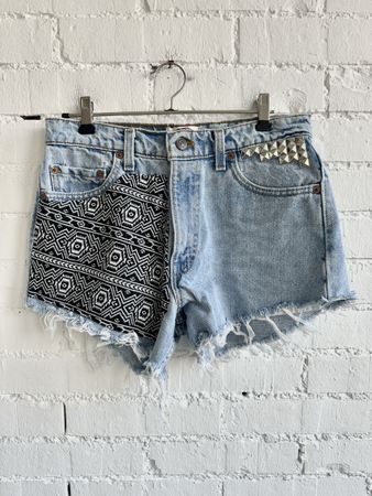 Coole Jeans Shorts von ARK Reworks / Gr. 30