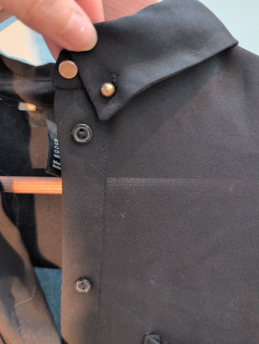 H&M Camicette: Schwarze Bluse von H&M, Grösse 34 – Usato da Kirchberg BE venduto da lauraflu 3