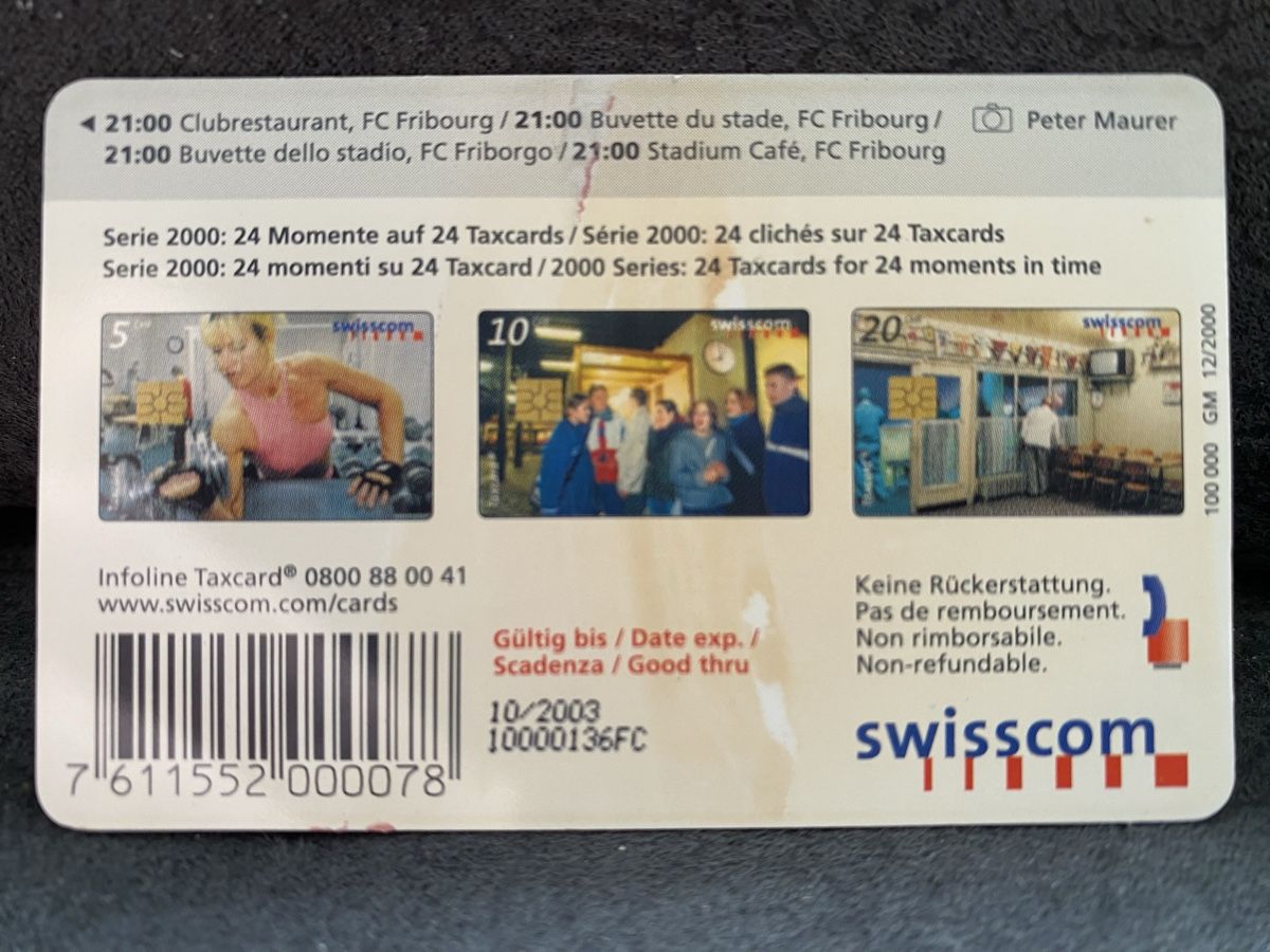 Telefon- & Taxkarten: Taxcard S5 – Gebraucht aus Lausanne von babacard10 1