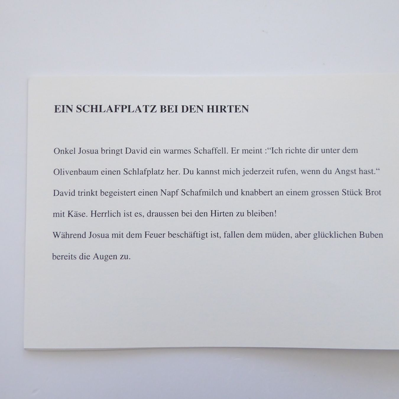Livres: David eine Weihnachtsgeschichte von Rosmarie Mangold – D'occasion à Basel par Kunterbunt12 4
