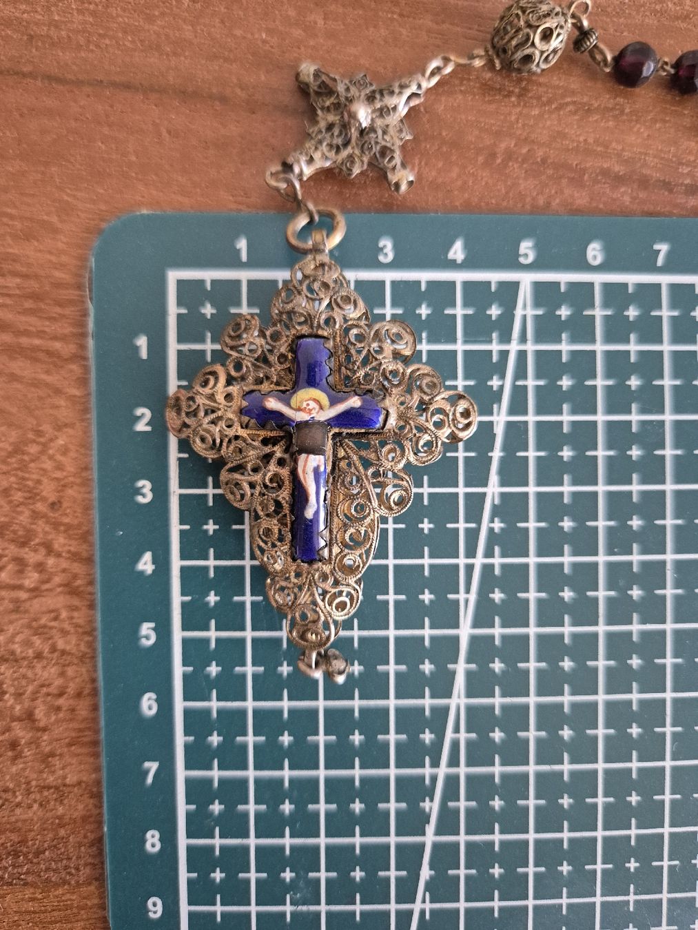 Sonstiger Schmuck: Antiker Filigran Granat Rosenkranz Nr.1 – Gebraucht aus Zürich von Dalema13 6