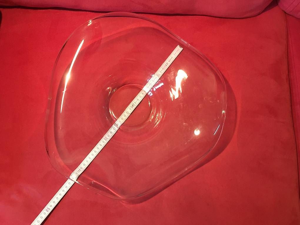 Ciotole: Schöne flache Glasschale – Usato da Basel venduto da c.deluca 2