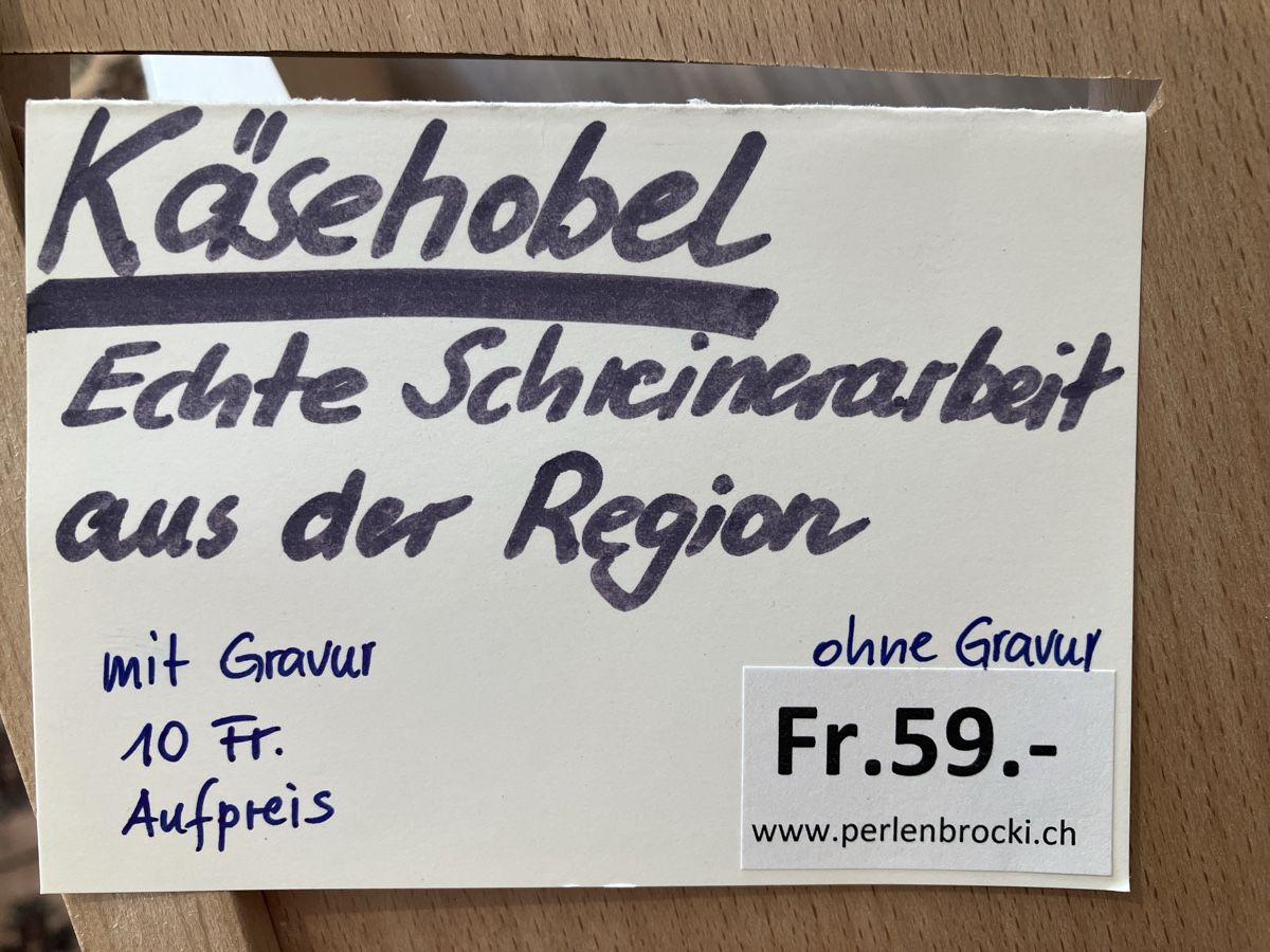 Elettrodomestici da cucina: Original Simmentaler Käsehobel "Steinbock" NEU – Nuovo (secondo la descrizione) da Erlenbach im Simmental! venduto da Simmentaler-Perlen 9