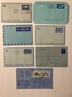 Ganze Welt **/gestempelt, über 30 Aerogramme, meist illustr.