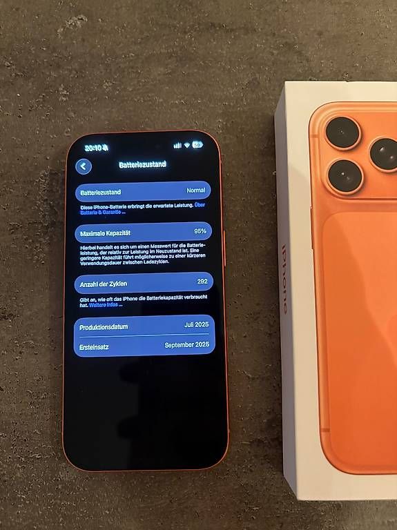 Apple Telefoni cellulari / Smartphones: Apple iPhone 17 Pro - Cosmic Orange 256GB – Usato da Spreitenbach venduto da Alby_ 3