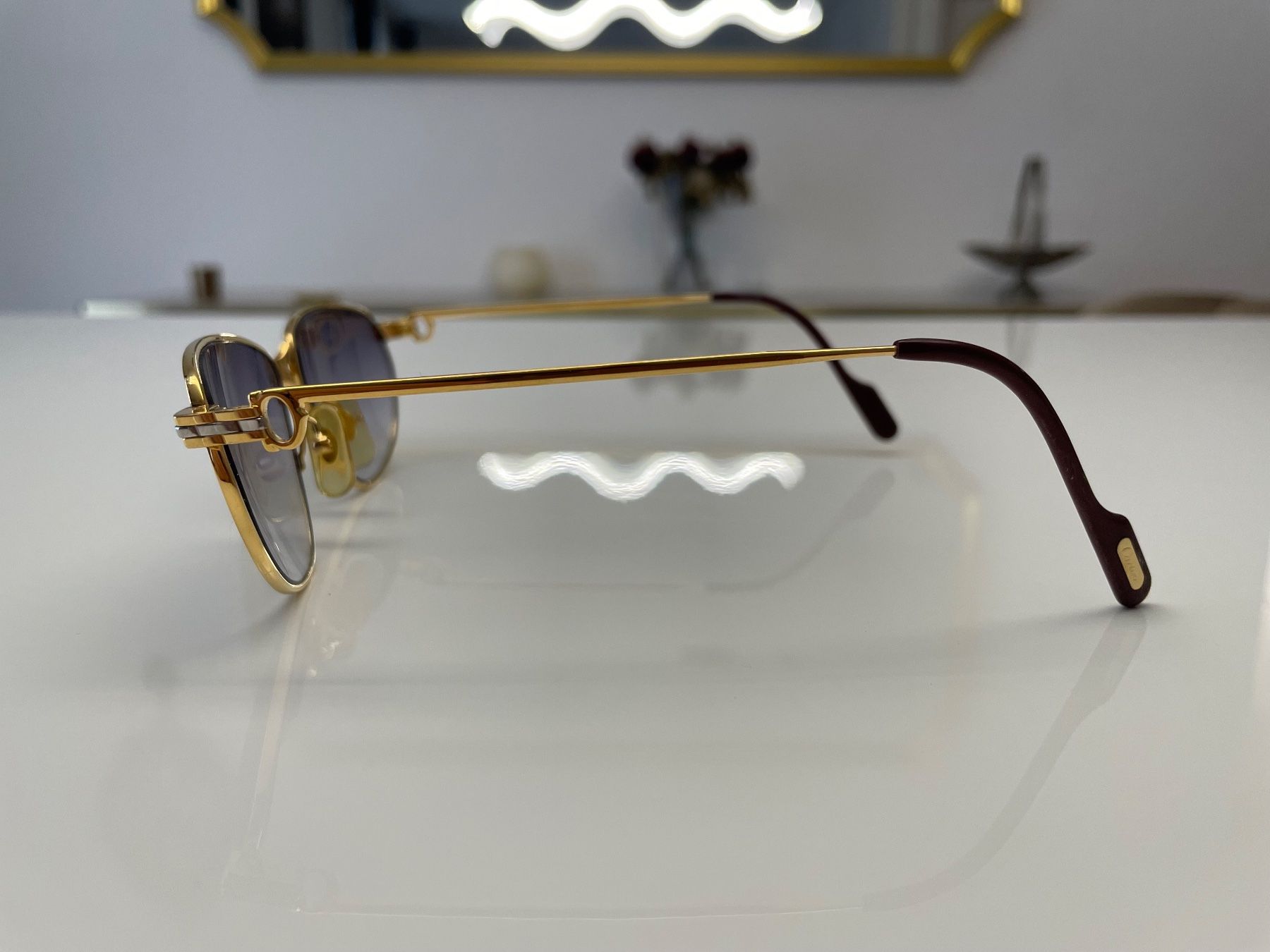 Cartier Occhiali & Lenti: Lunettes Cartier Vintage Panthère Or – Usato da Bottens venduto da 2Lens 2